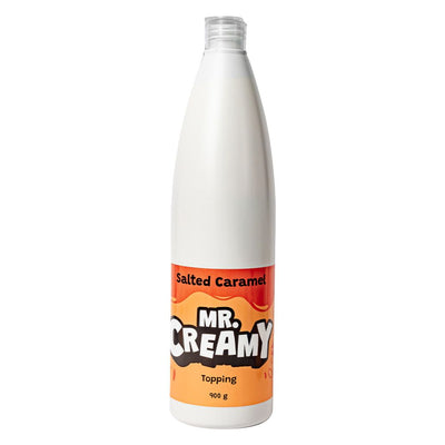 Confezione da 900g di topping al Salted Caramel Mr. Creamy.