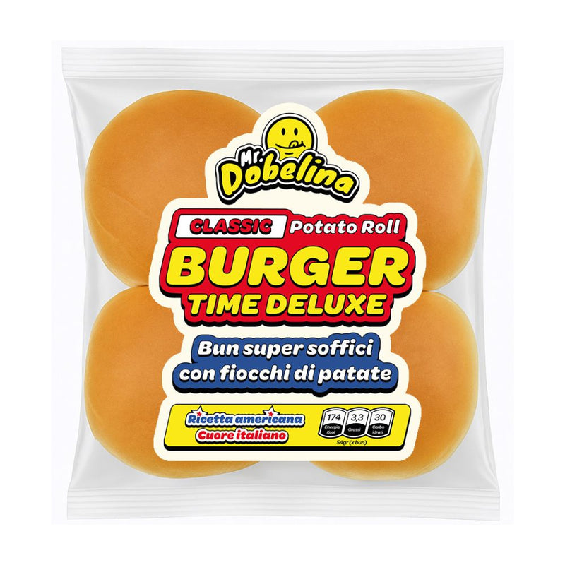 Burger Potato Roll Classic, 4 peciva od krumpira za burger od 54g (komada 18) 