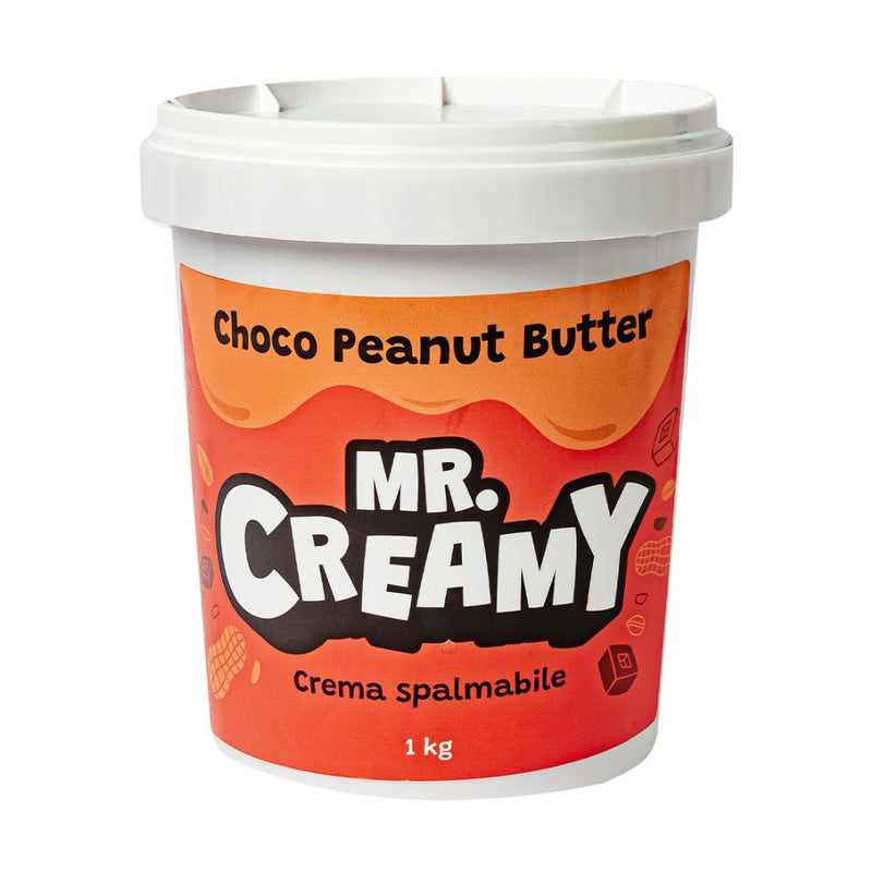 Confezione da 1kg di crema spalmabile Choco Peanut butter Mr. Creamy.