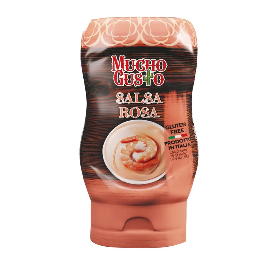 Mucho Gusto Salsa Rosa,
salsa a base maionese con pomodoro da 250g
