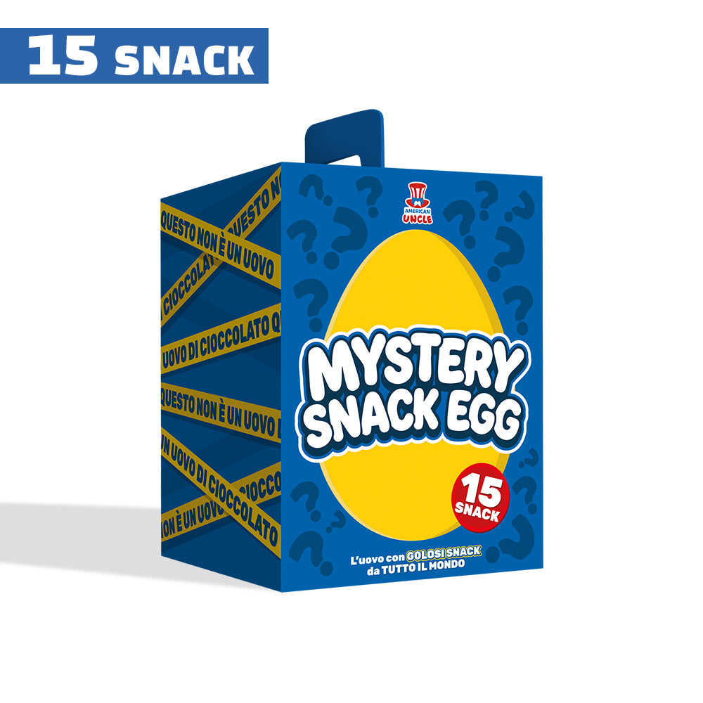 American Uncle Mystery Snack Egg, uovo da 15 snack dolci e salati a sorpresa