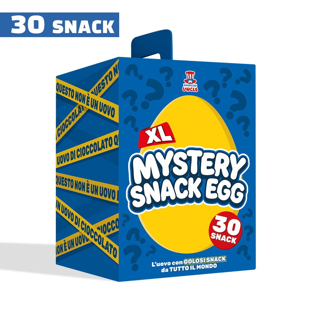 American Uncle Mystery Snack Egg XL, uovo da 30 snack dolci e salati a sorpresa