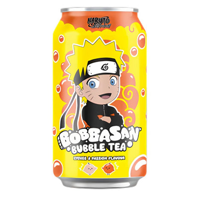 Confezione da 24, bubble tea al gusto di lychee e Passion Fruit Naruto. 