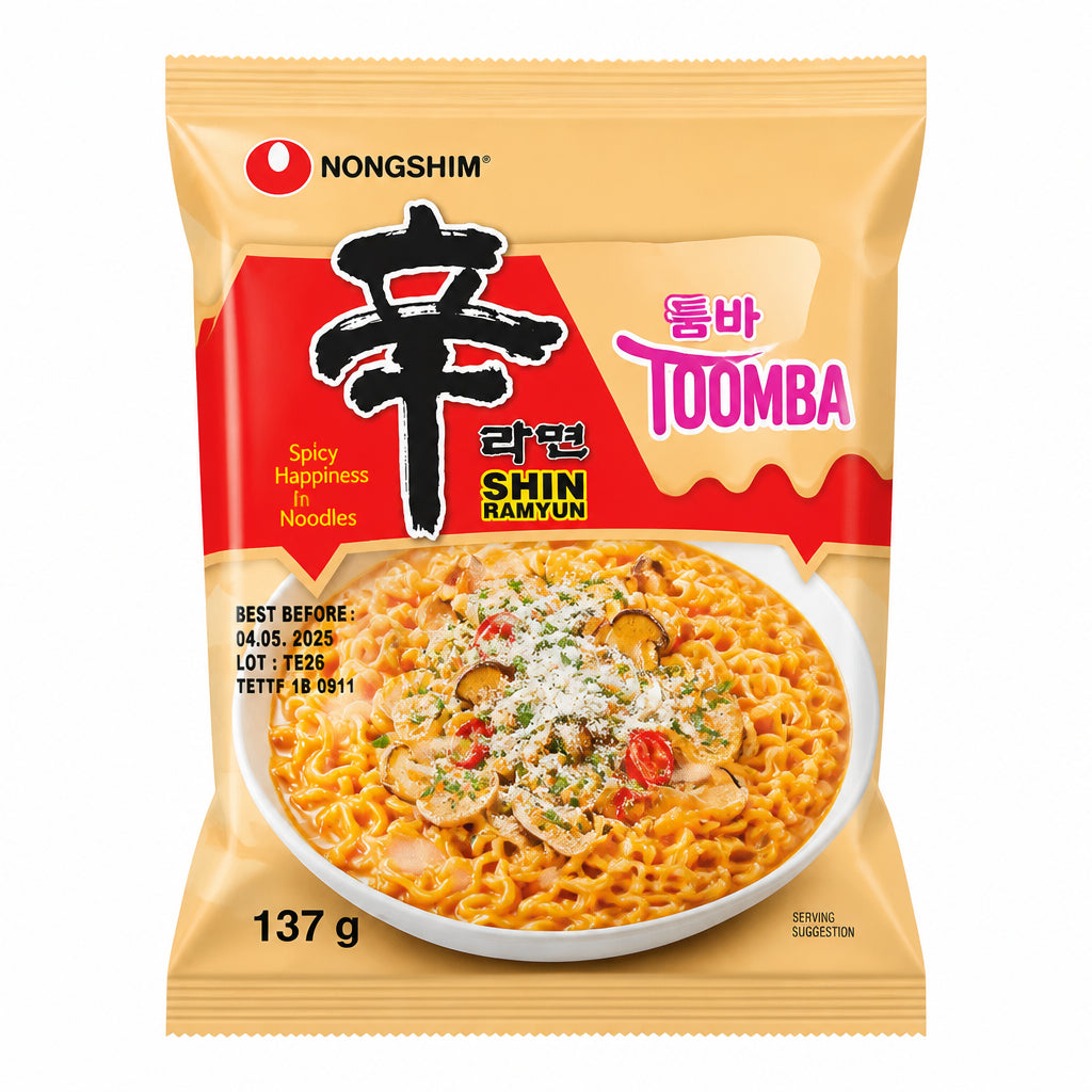 Nongshim Shin Ramen Toomba - fideos instantáneos 137 g