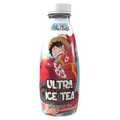 Confezione da 8, One Piece Ultra Ice Tea Peach Luffy Egghead da 500ml.