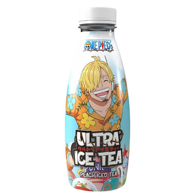 Confezione da 8, One Piece Ultra Ice Tea Peach Sanji Egghead da 500ml.