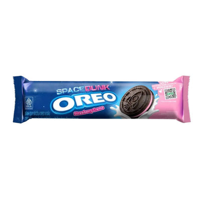 Confezione da 24, biscotti di cacao con ripieno al gusto di fragola da 119,6g Oreo.