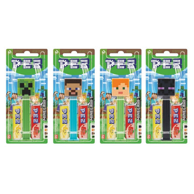 Confezione da 12, caramelle al gusto di frutta da 17g PEZ.