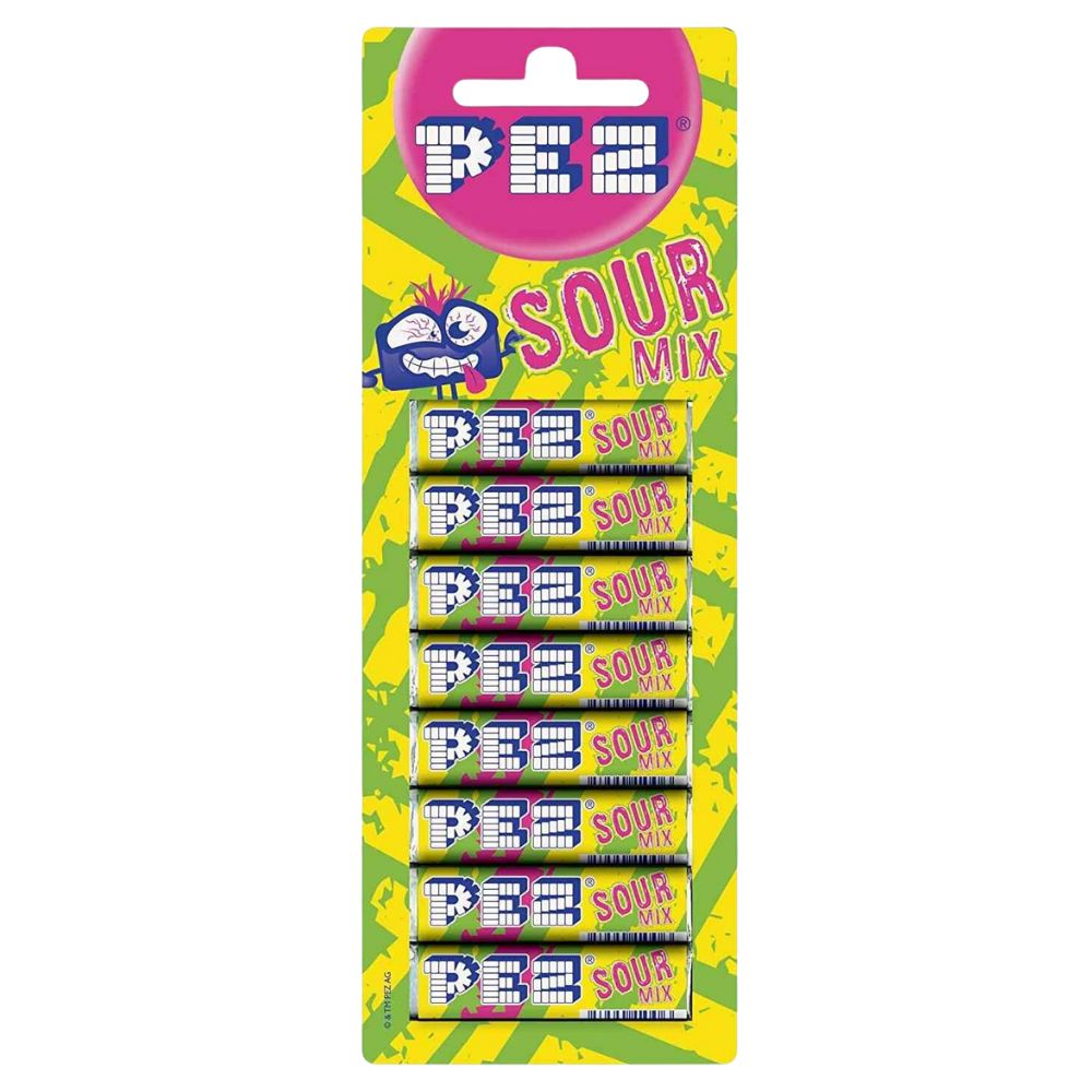 Confezione da 12, caramelle aspre da 68g Pez.