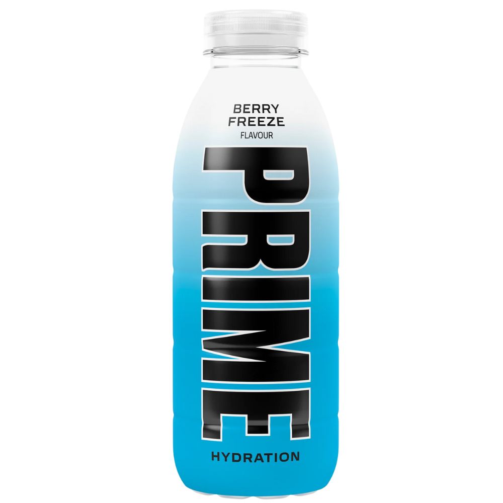 Confezione da 12, bevanda aromatizzata ai frutti di bosco e agrumi da 500ml Prime.