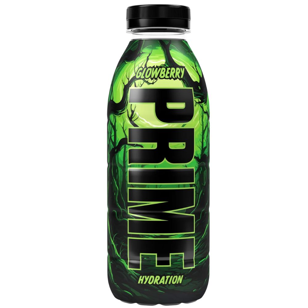 Confezione da 12, bevanda al gusto di mela verde da 500ml Prime.