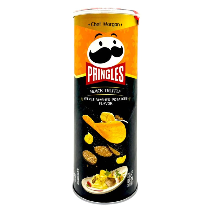 Confezione da 24, patatine aromatizzate al gusto di purea di patate al tartufo nero da 80g Pringles