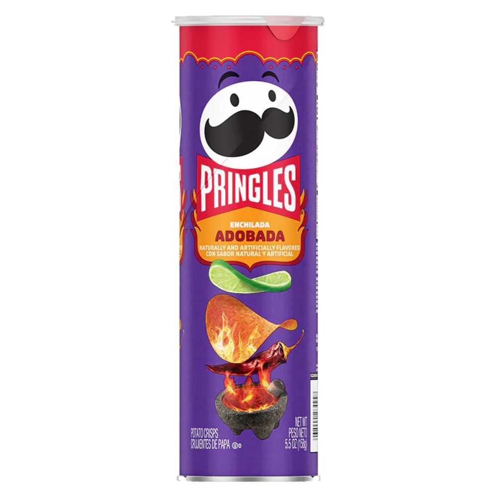 Confezione da 14 Pezzi di Pringles Adobada da 158g