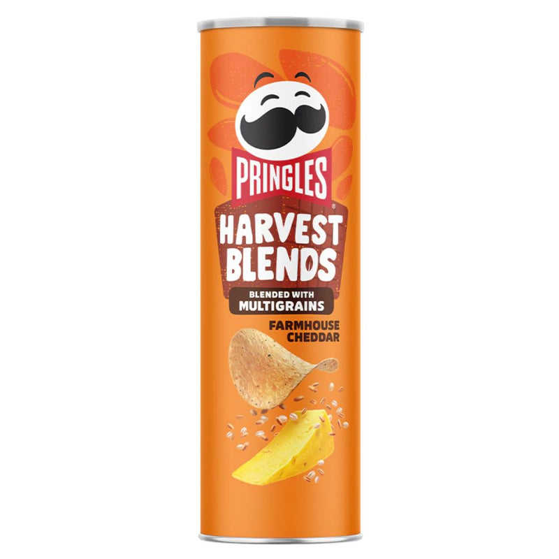 Confezione da 14, patatine multicereali al gusto di Cheddar  Pringles da 158g.