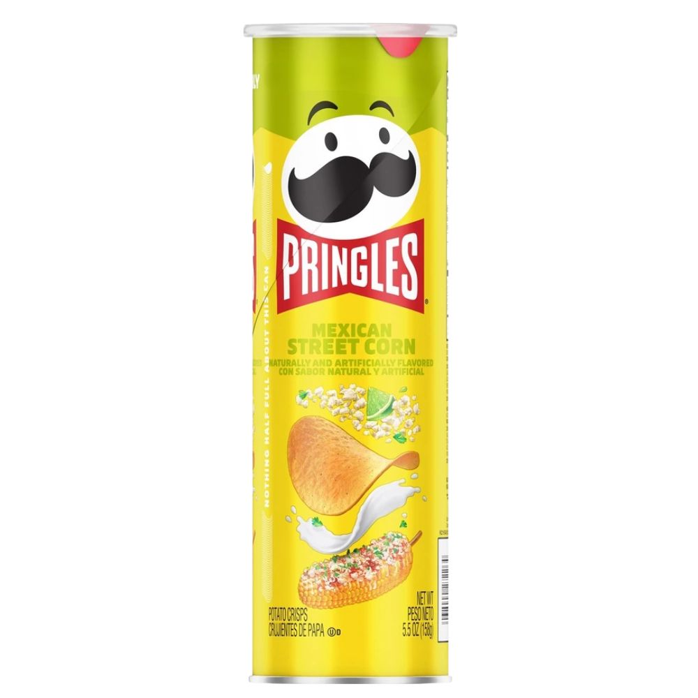 Confezione da 14, pringles Mexican Street Corn da 158g.