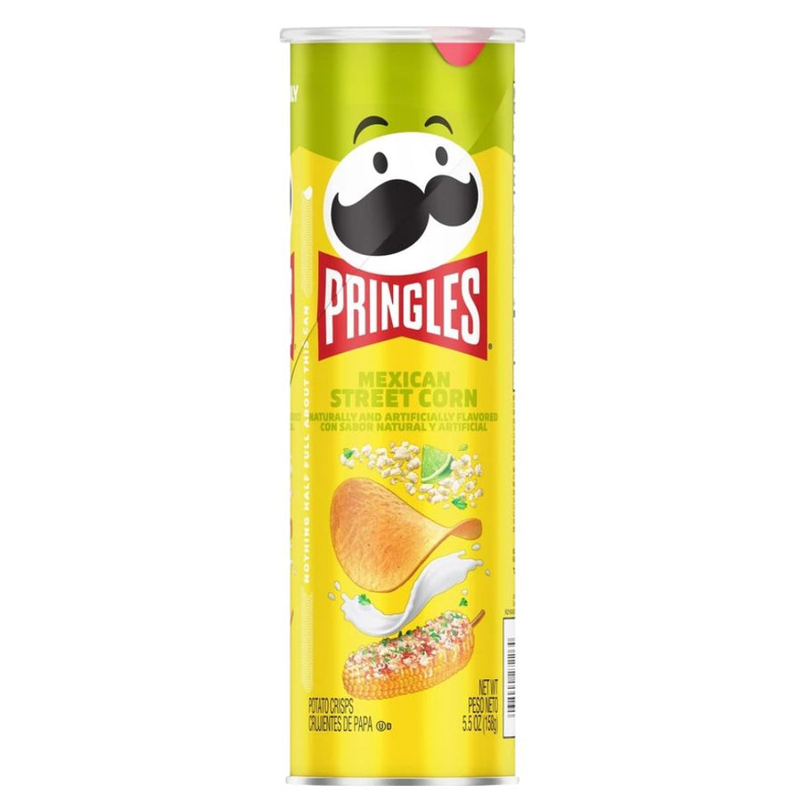 Confezione da 14, pringles Mexican Street Corn da 158g.