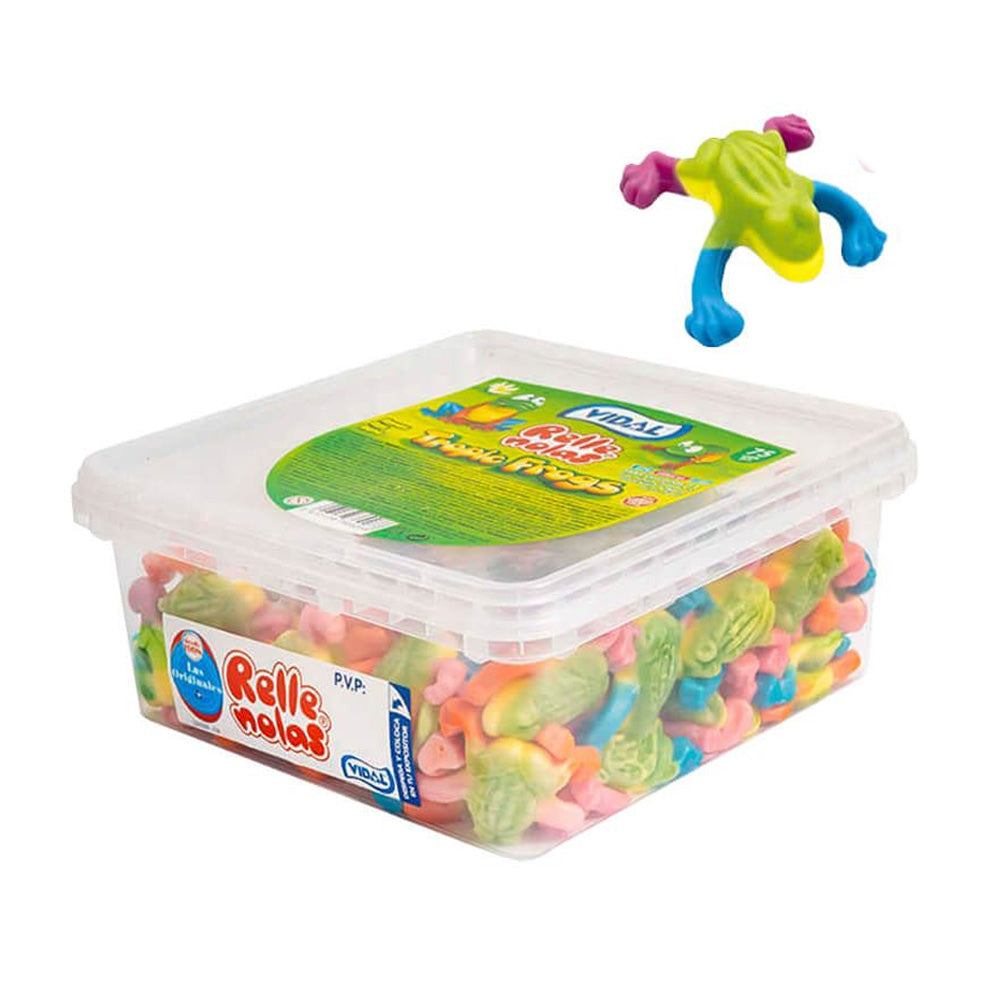 Creepy Frogs, caramelle gommose ripiene (Confezione da 800g)