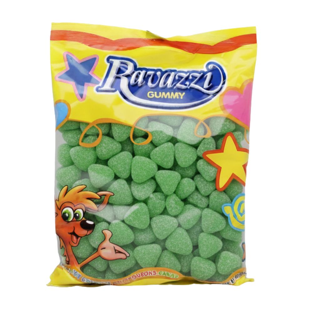 Ravazzi Bolo Mentolo Eucaliptolo Zuccherato, caramelle gommose al gusto balsamico (Confezione da 2kg)