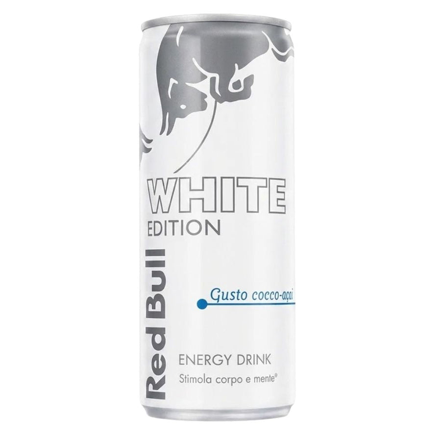 Red Bull White Edition, bevanda energetica al gusto di cocco e açai da 250ml