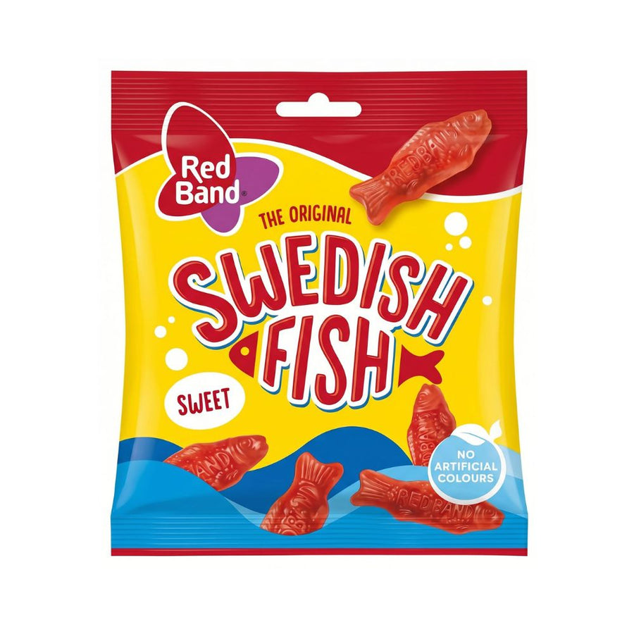 Red Band Swedish Fish - caramelle gommose lampone 100g