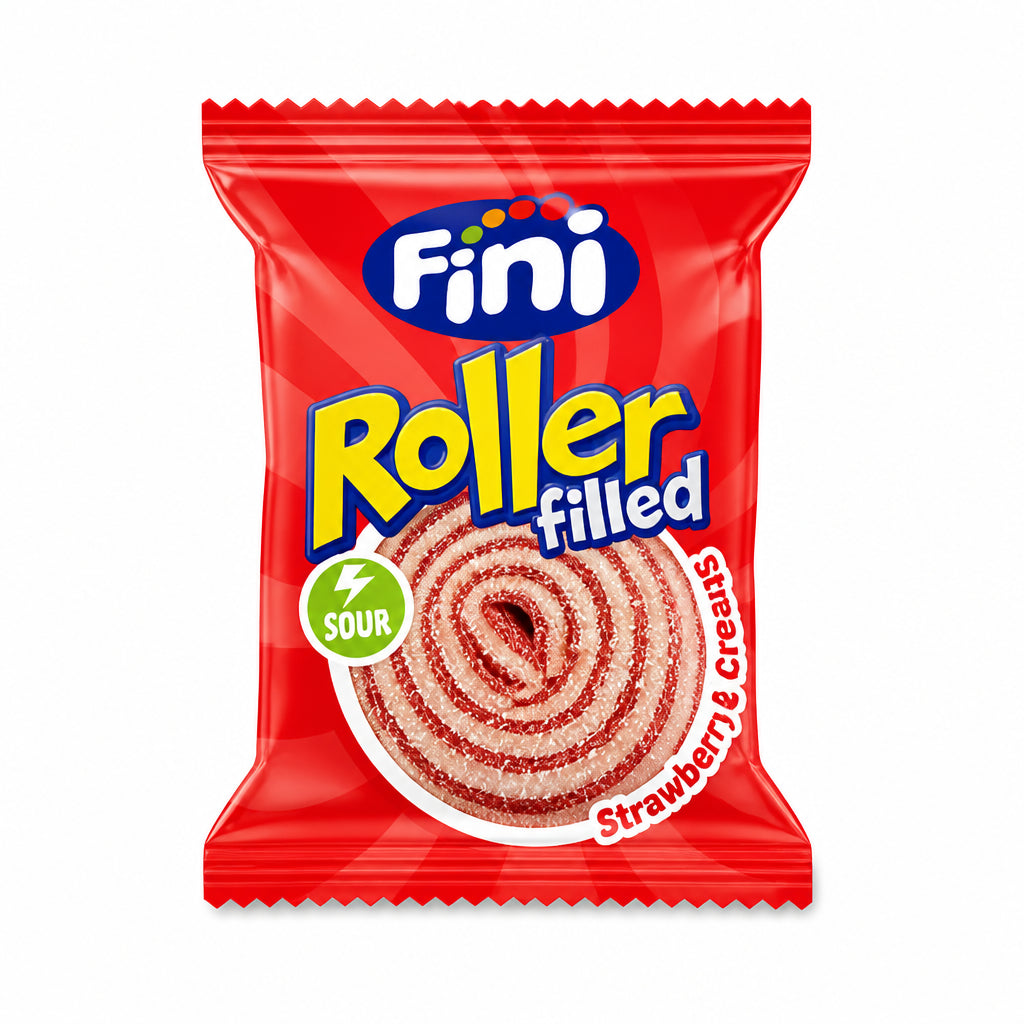 Roller Ripieno Fragola - caramelle gommose 6x18x20g