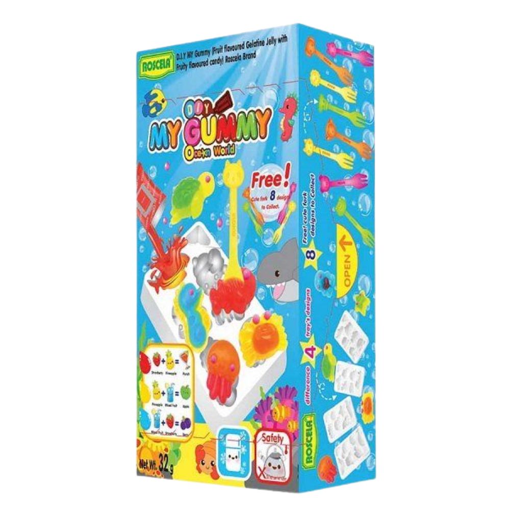 Confezione da 24, Roscela Diy My Gummy Ocean World da 32g.