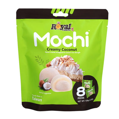 Confezione da 12, mochi al gusto di cocco da 120g Royal Family.