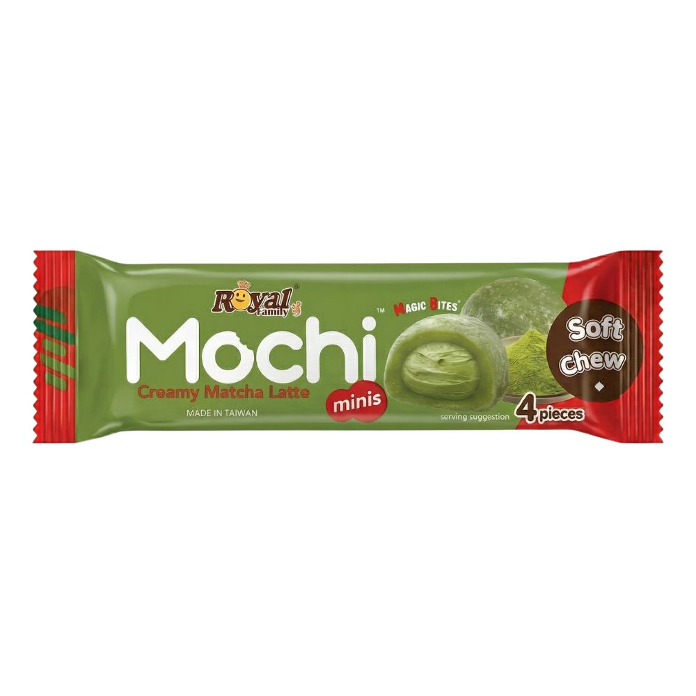 Royal Family Mochi Minis Matcha Latte, mochi al gusto di matcha da 40g