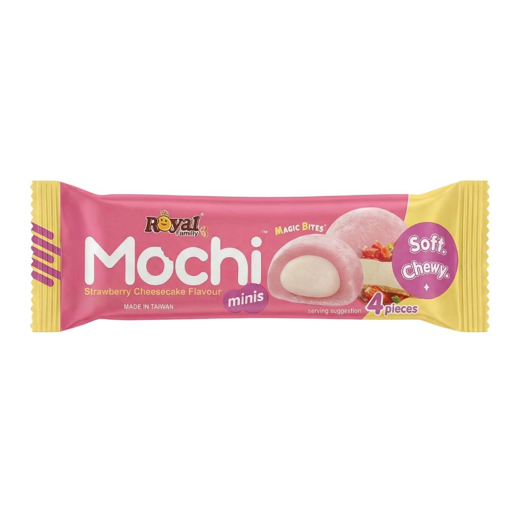 Royal Family Mochi Mini Strawberry Cheese Cake 40g.
