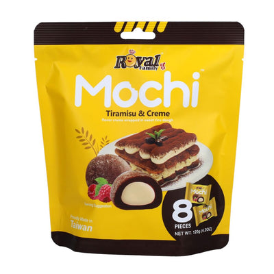 Confezione da 12, mochi al gusto di tiramisu da 120g Royal Family.