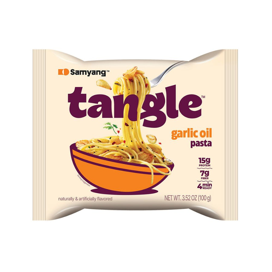 Samyang Tangle Garlic Oil, noodles al gusto di aglio da 105g (Confezione da 20).
