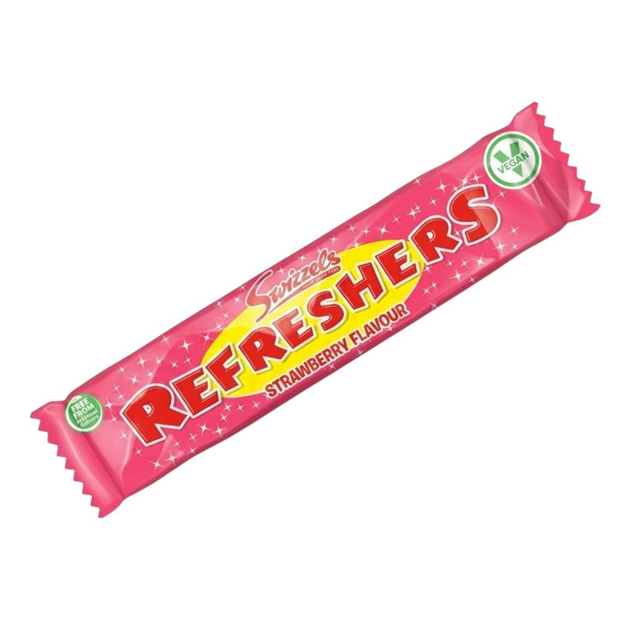 Swizzels Refreshers Strawberry, caramella al gusto di fragola da 18g