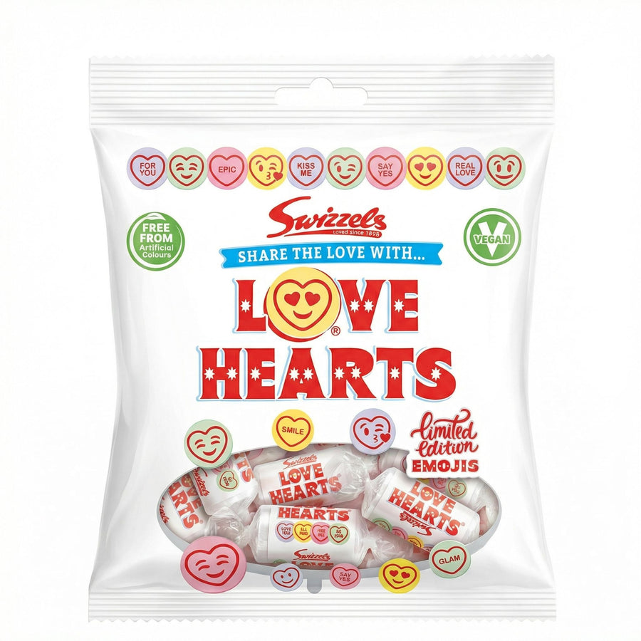 Swizzels Matlow Love Hearts Minis - caramelle frizzanti da 75g