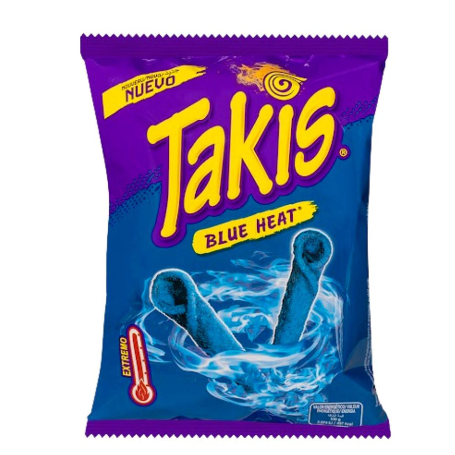 Confezione da 18, snack di mais al gusto di chili e lime da 130g Takis.