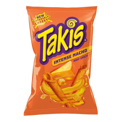 Confezione da 18, snack di mais al gusto di formaggio da 100g takis.