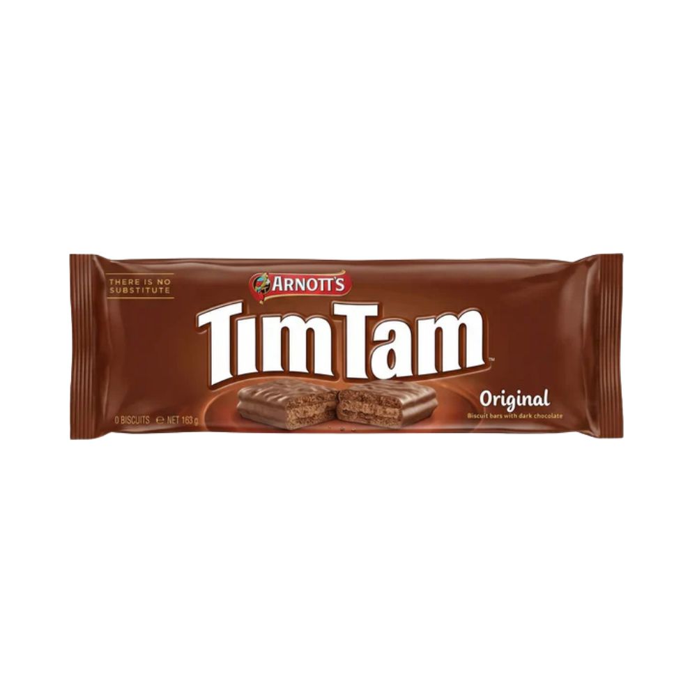 Tim Tam Original, biscotti ricoperti di cioccolato al latte da 163g (Confezione da 24)