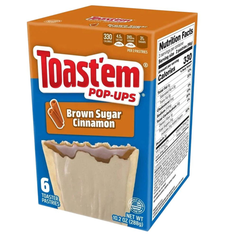 Confezione da 12 biscotti con ripieno di cannella da 288g Toast'em.