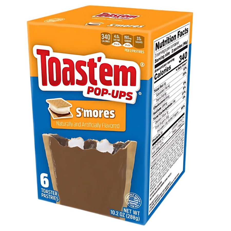 Confezione da 12 biscotti con ripieno di marshmallow e cioccolato da 288g Toast'em.