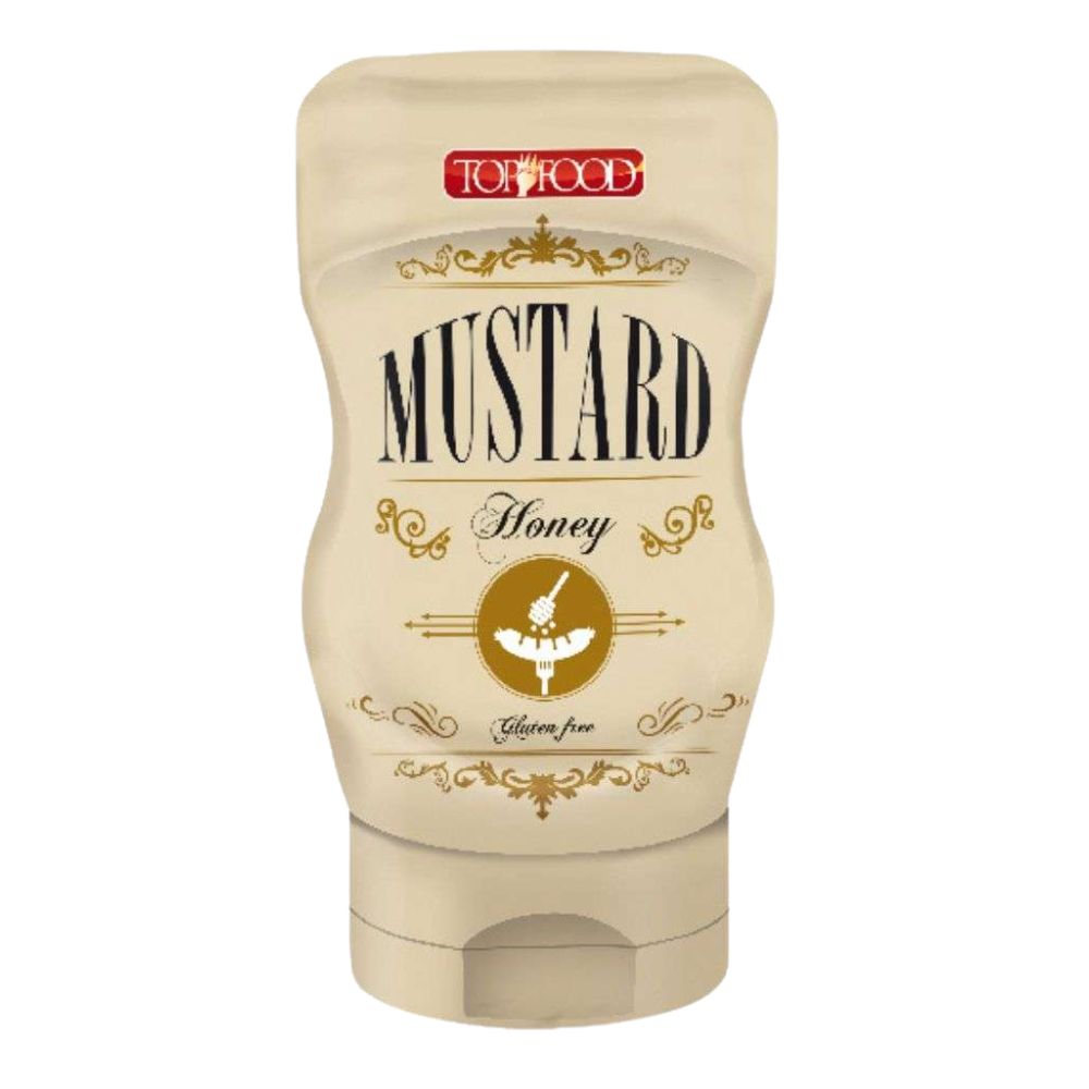 Confezione da 9, senape al miele da 285g Top Food.