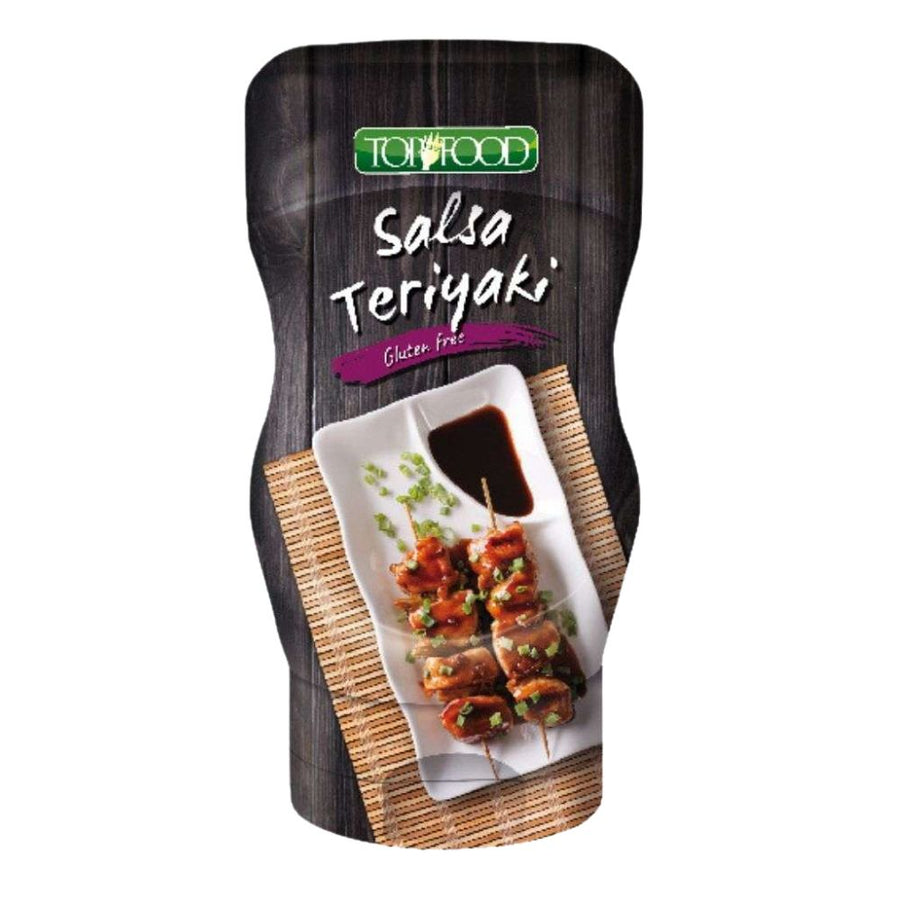 Confezione da 9, salsa di soia con zucchero e Mirin da 320g Top Food.
