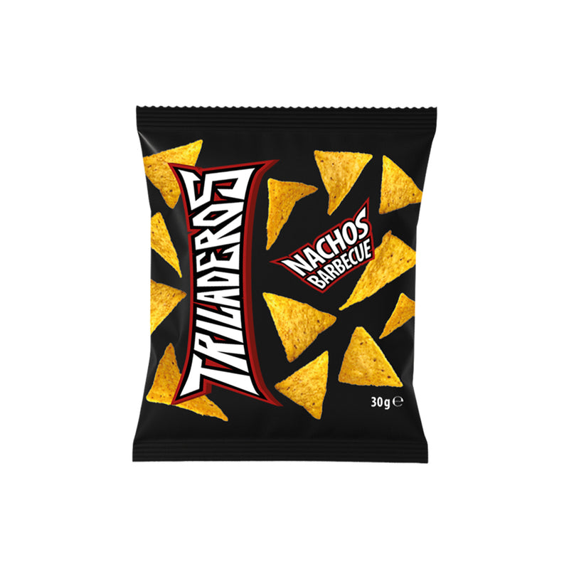 Triladeros Nachos BBQ, barbecue nachos van 30g (verpakking van 36) 