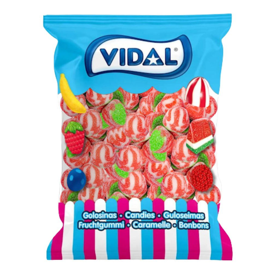Confezione da 1,4kg, caramelle gommose al gusto di anguria Vidal.