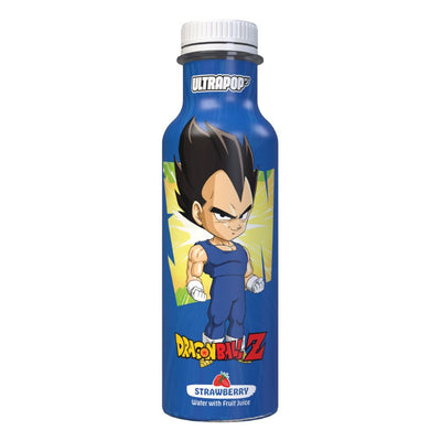 Confezione da 12, Ultra Pop Dragon Ball Z Vegeta Strawberry 330ml.