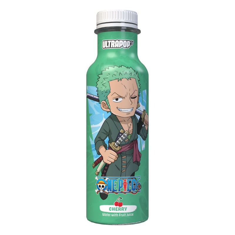 Ultra Pop One Piece Zoro Cherry, Kirschgeschmack Getränk 330ml (Packung mit 12) 