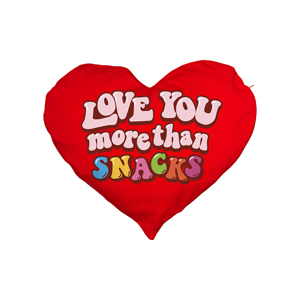 Valentine’s Heart XL, coussin en forme de cœur avec 40 snacks sucrés et salés surprises 