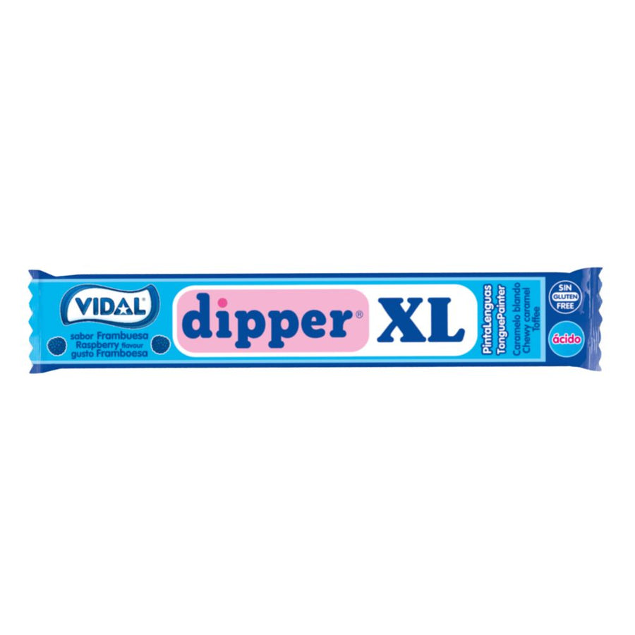 Confezione da 100, caramella al gusto di lampone da 10,5g Vidal.