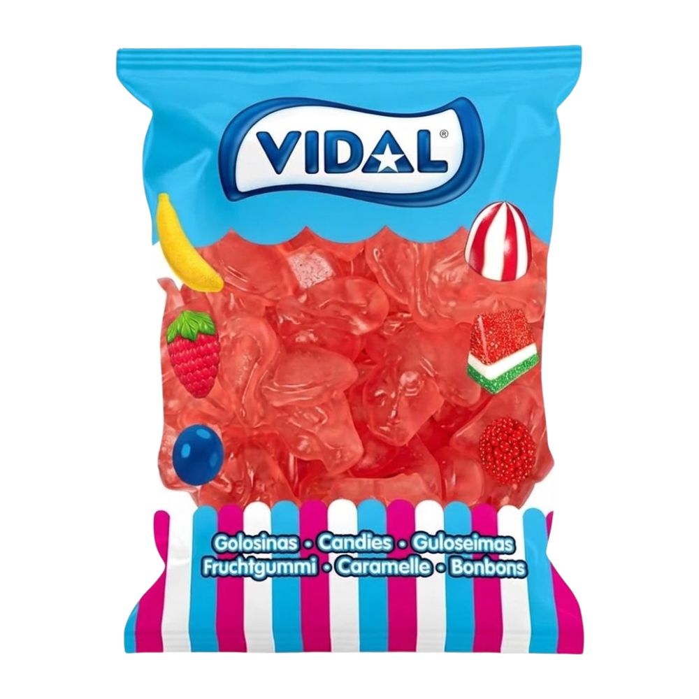 Confezione da 1kg caramelle gommose a forma di fenicottero.