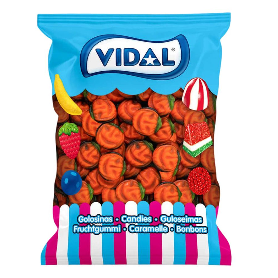 Confezione da 1kg, caramella a forma di zucca.