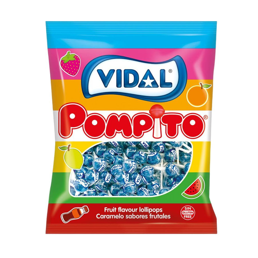 Confezione da 100, caramella al gusto di lampone da 8g Vidal.