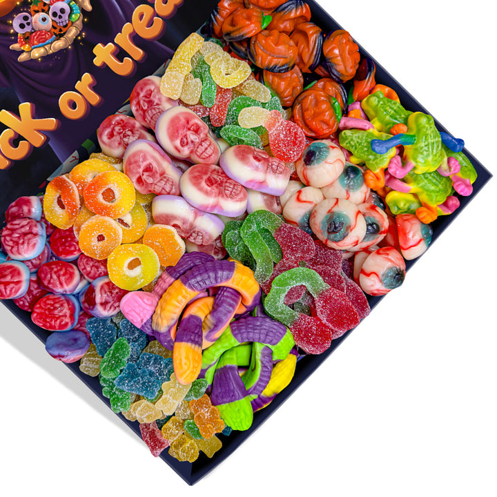 Wunnie box “Happy Halloween”, scatola di caramelle gommose da 900g